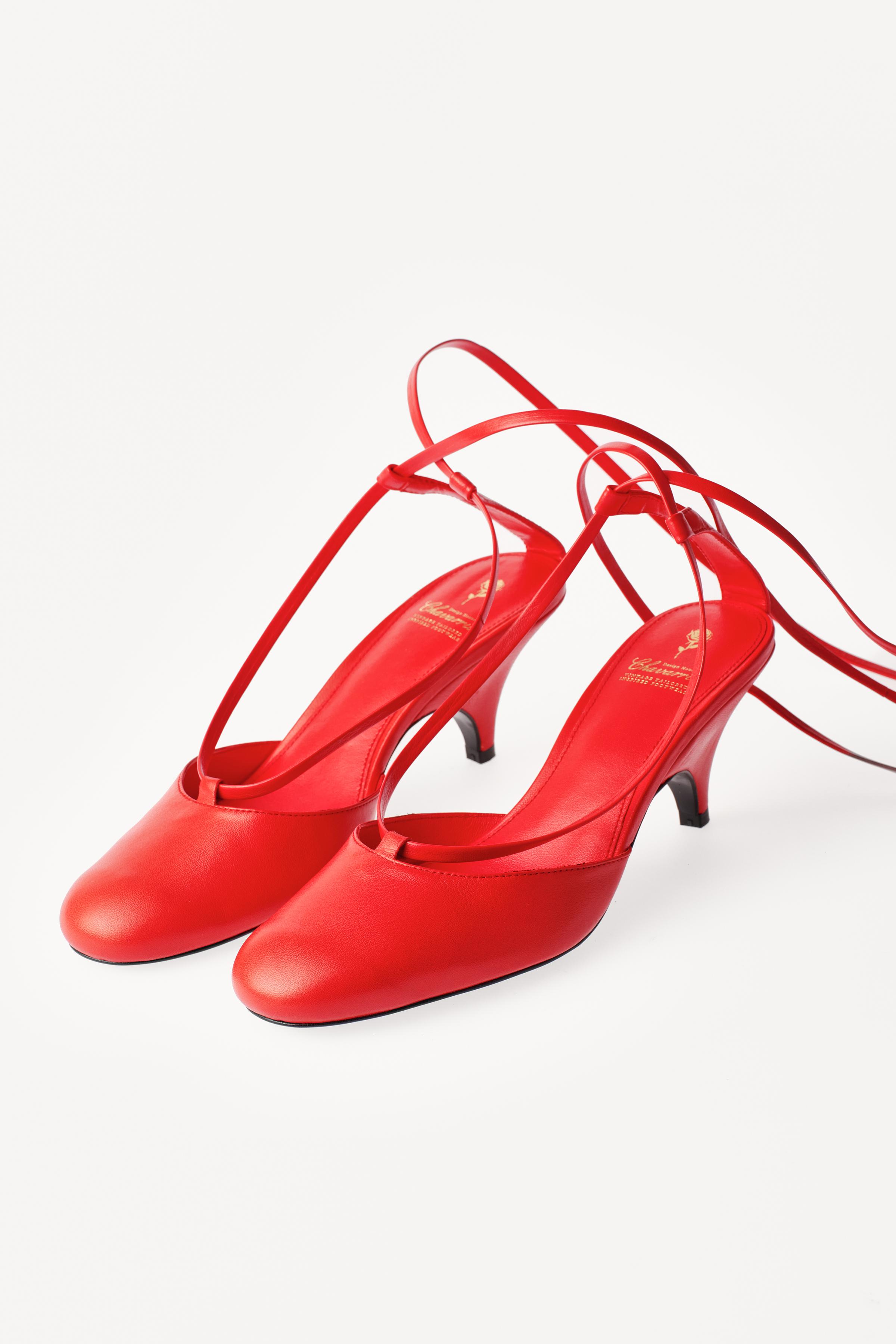WILLY CHAVARRIA X ZARA LEATHER STRAPPY HEELS